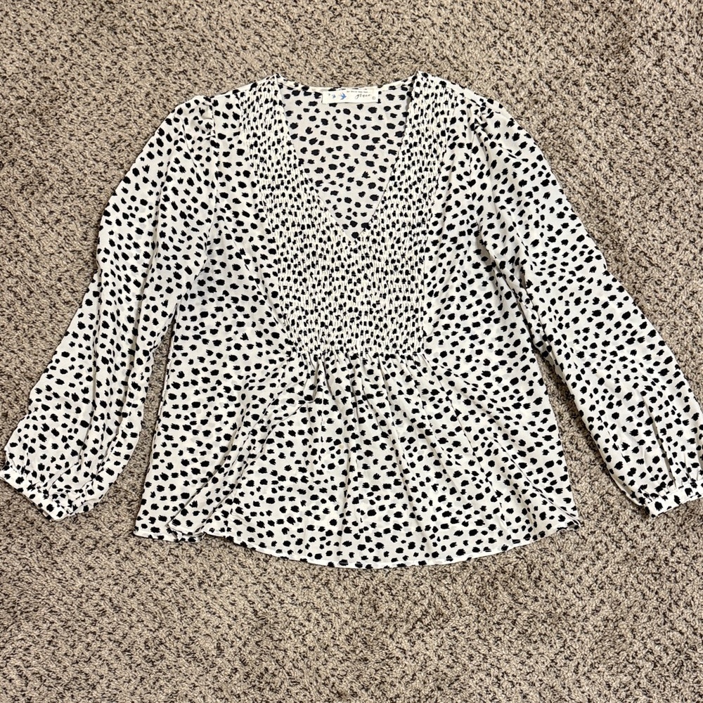 Dotted Blouse - Large